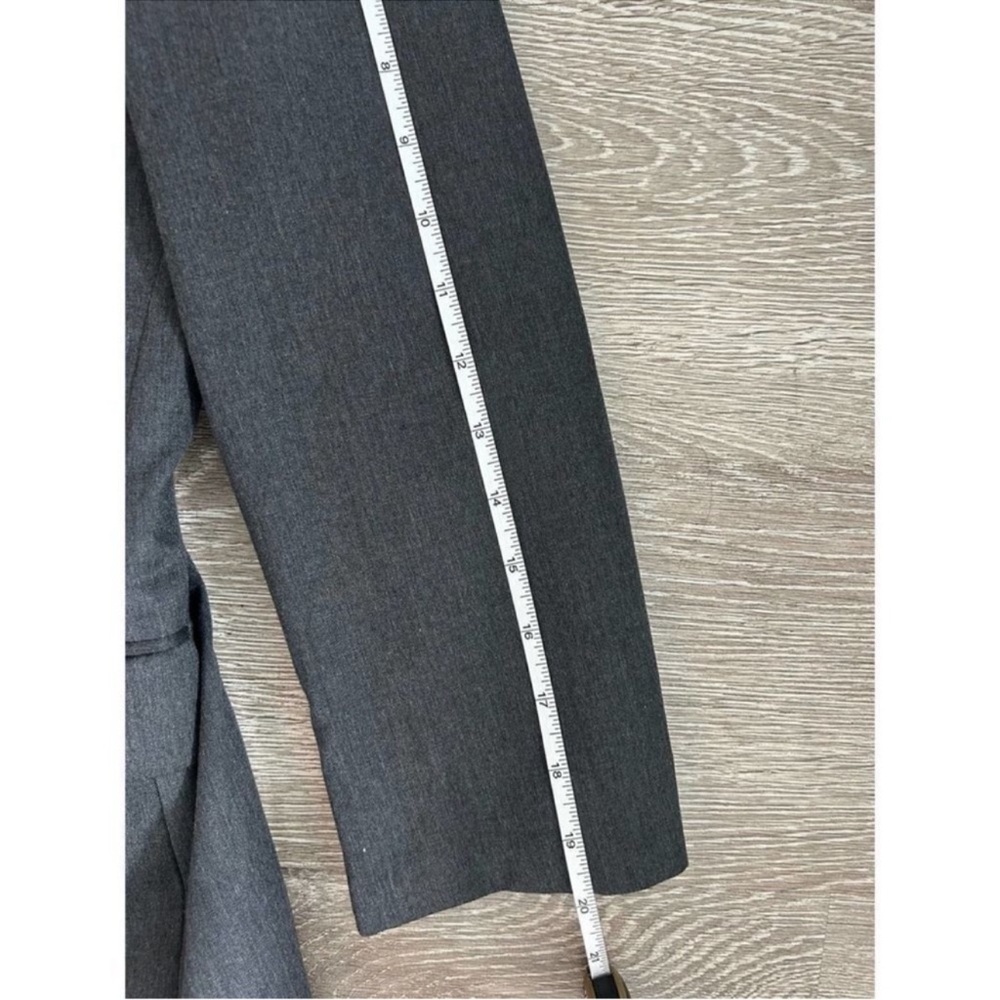 Ralph Lauren Gray Vintage Double Breast Straight Cut Blazer Size S (16R) EUC - Picture 10 of 10